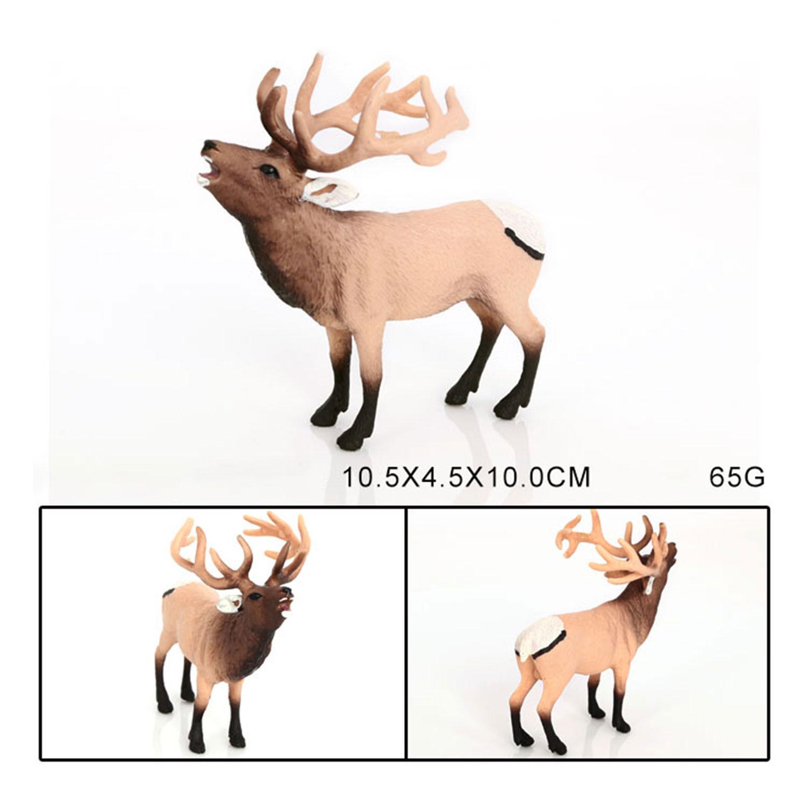 Kids First Education - Deer Figurine Collection Woodland Animal Models