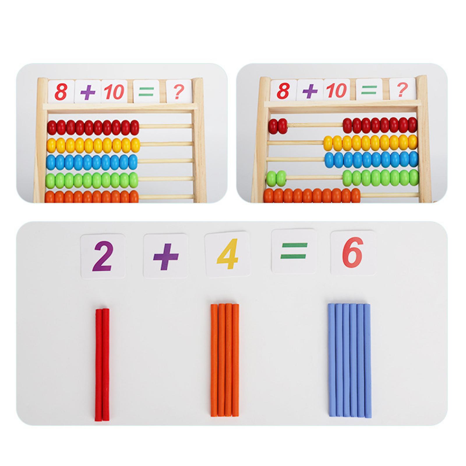Educational Wooden Abacus Coun - Kids Education Number recension och pris