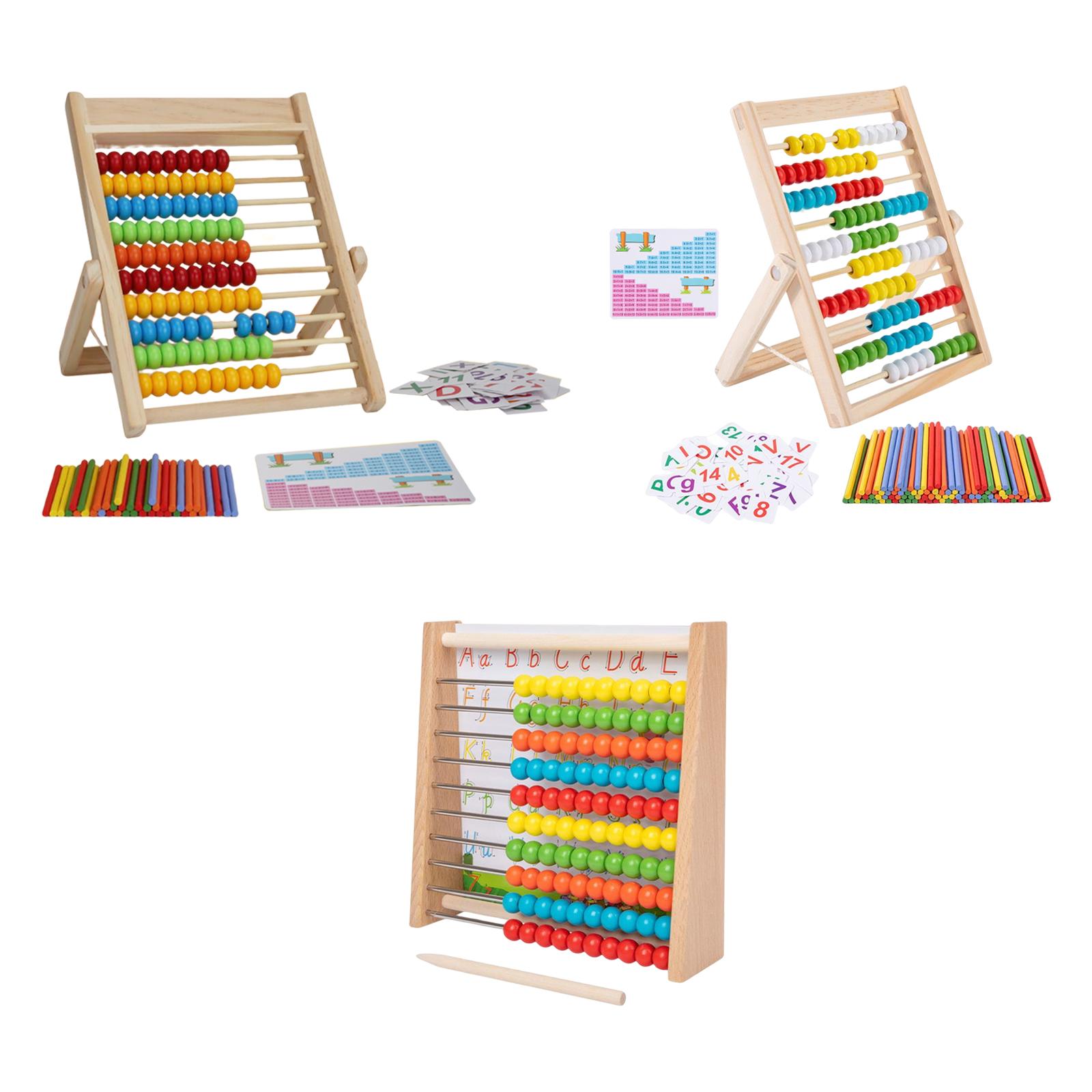 Educational Wooden Abacus Coun - Kids Education Number recension och pris