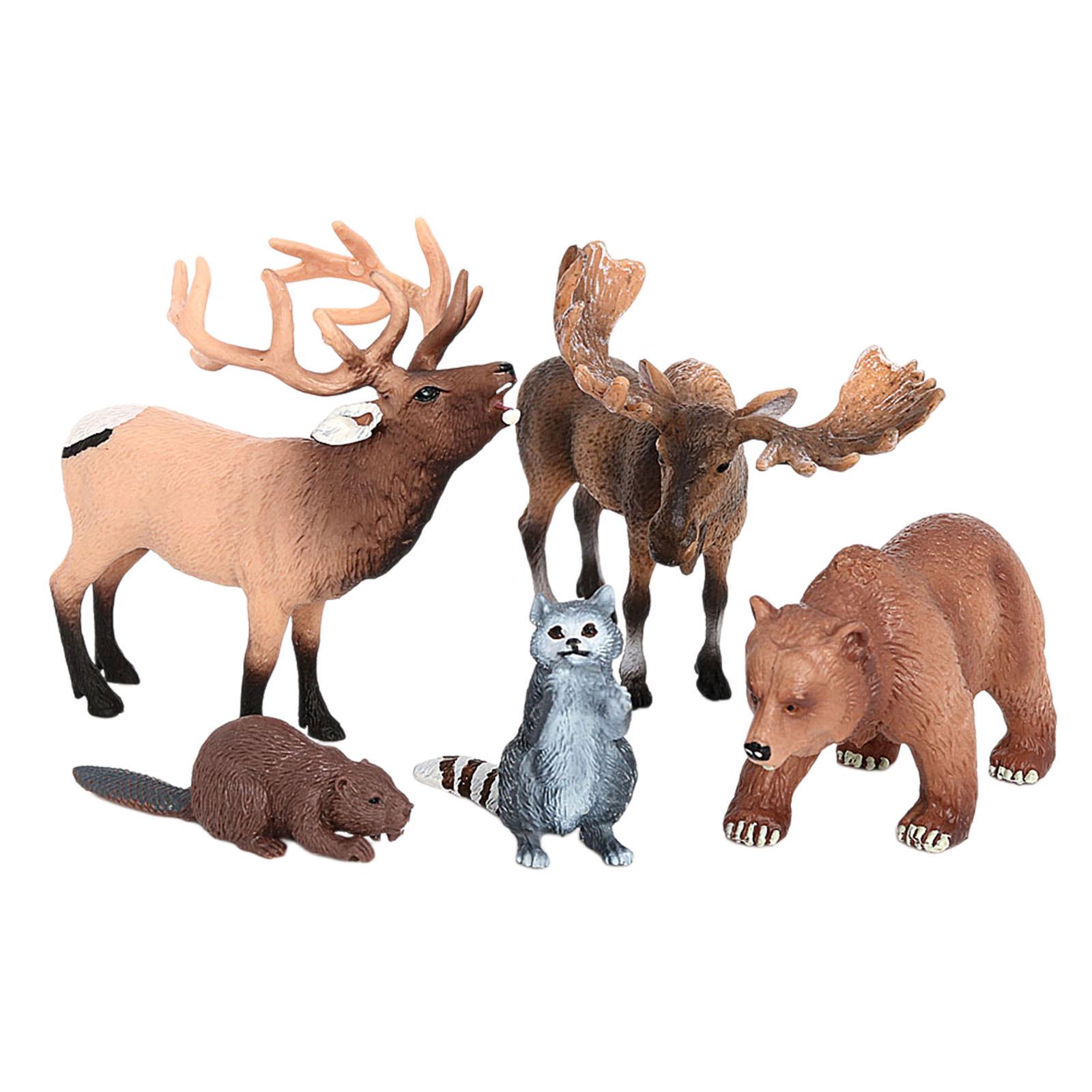 Deer Figurine Collection Woodl - Kids First Education recension och pris